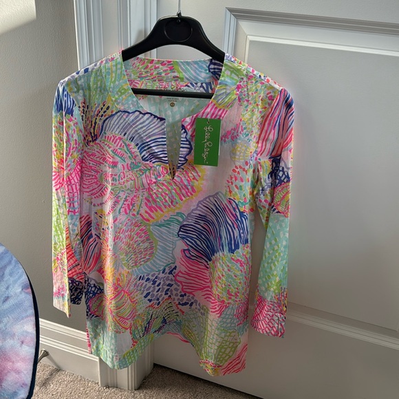 **NOT FOR SALE - SOLD” BNWT Lilly Pulitzer Amelia Island Tunic - Picture 1 of 7